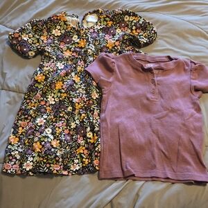 Falls Creek Floral Dress & Purple T-Shirt